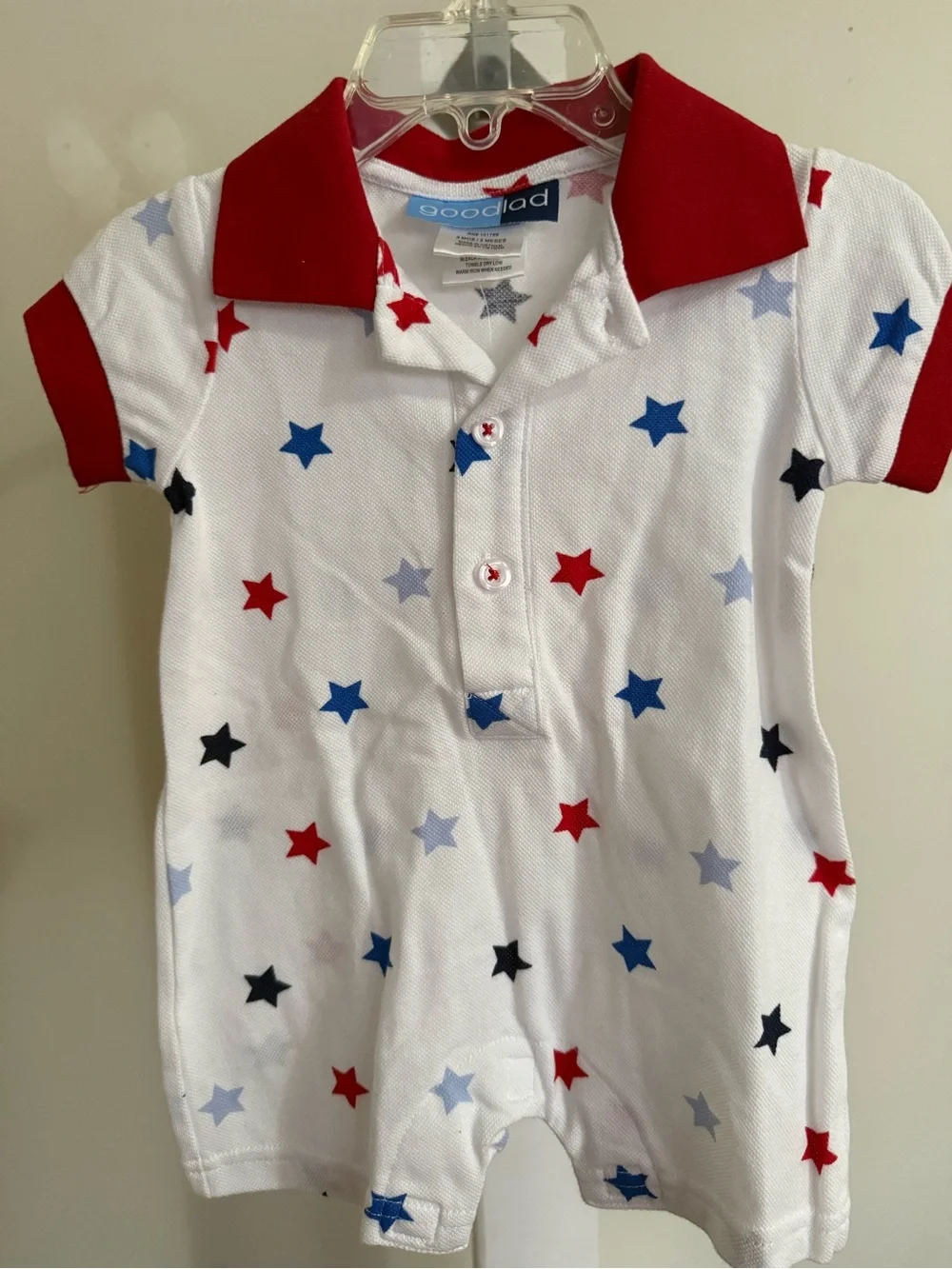 NWT Good Lad Stars Romper